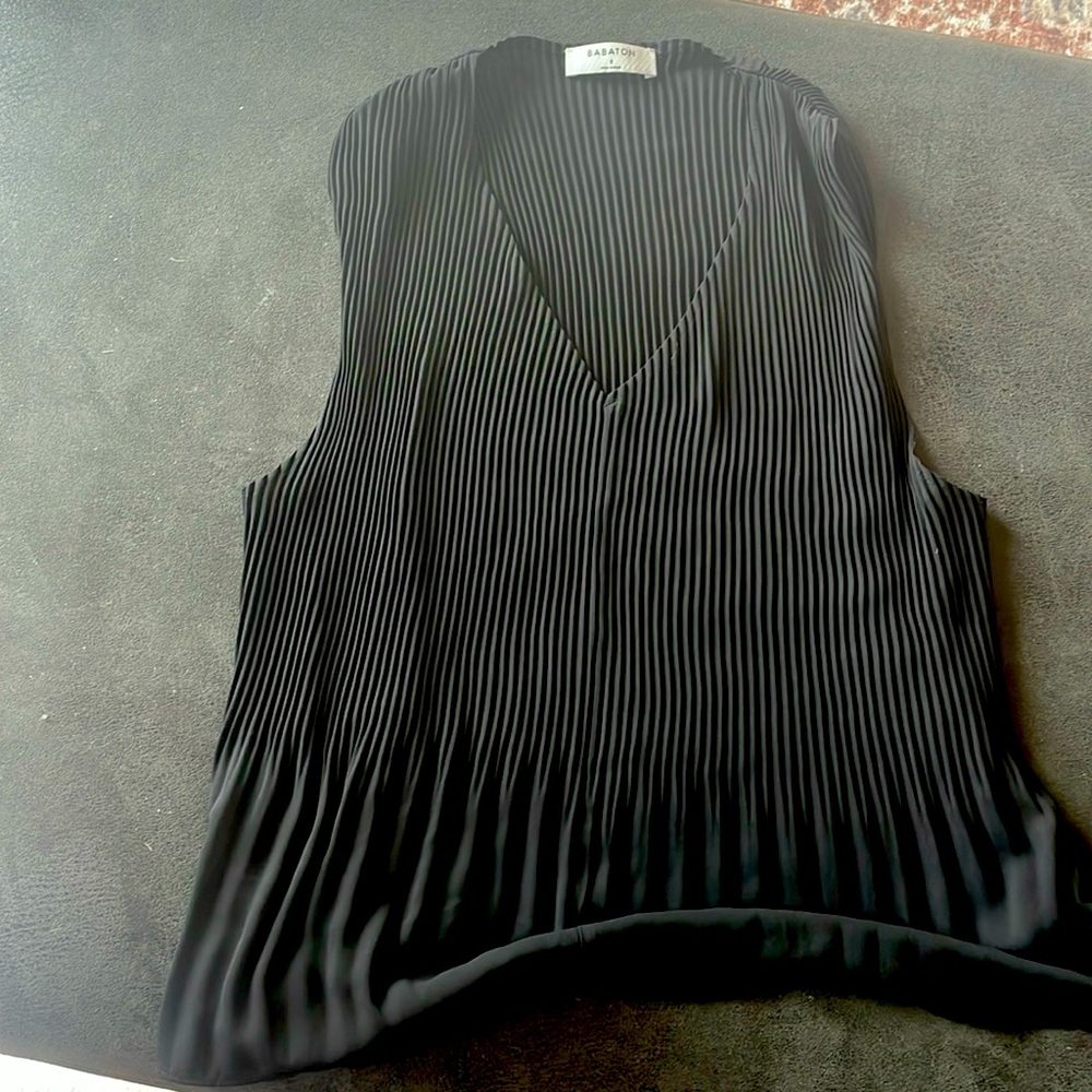 Aritzia Babaton crepe blouse. Great transition piece.